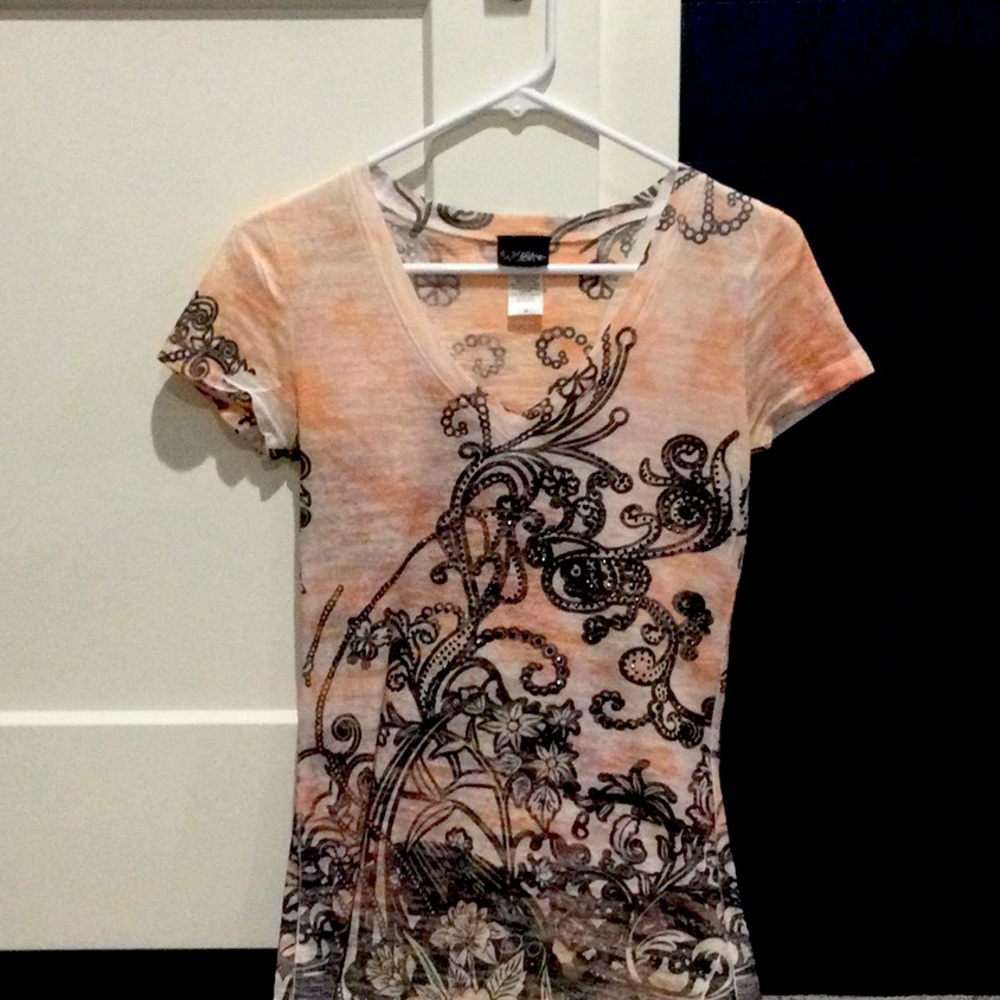 Women’s Buckle shirt with rhinestones